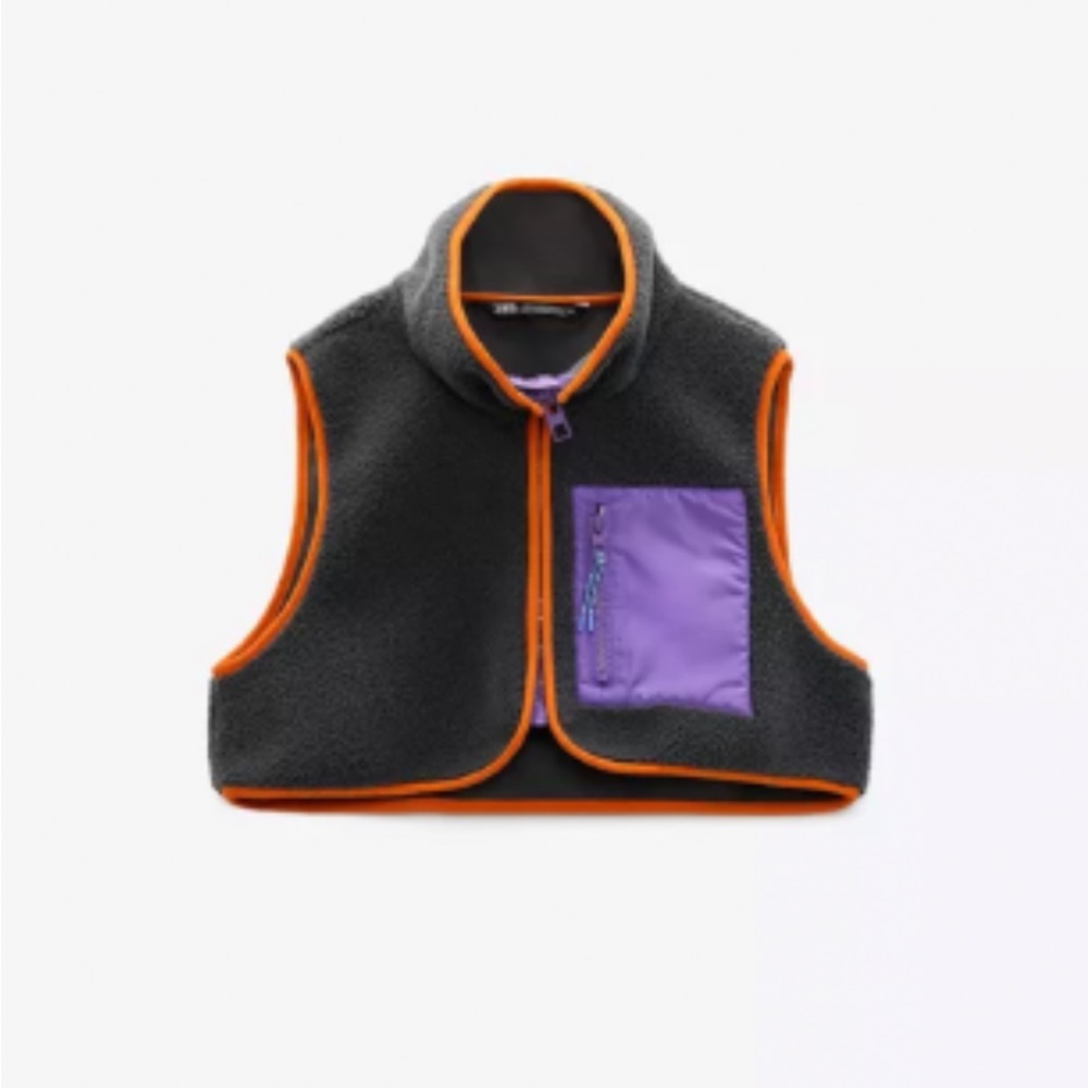 Zara fleece vest.